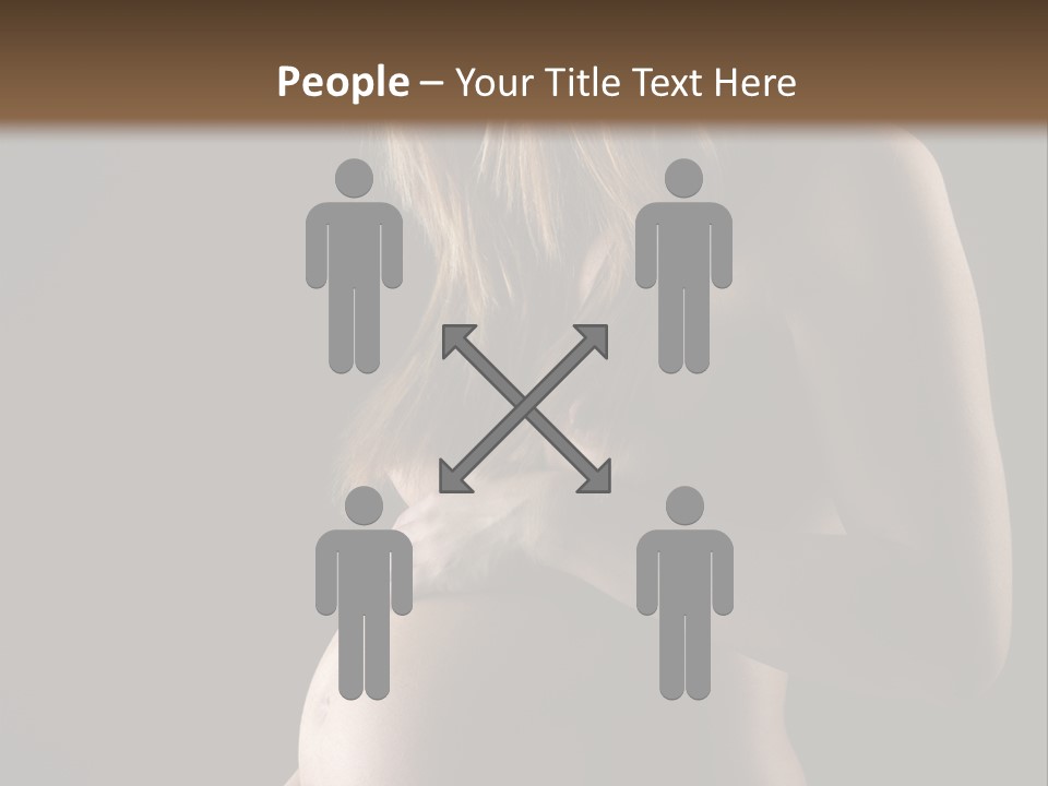 Woman Father Parent PowerPoint Template