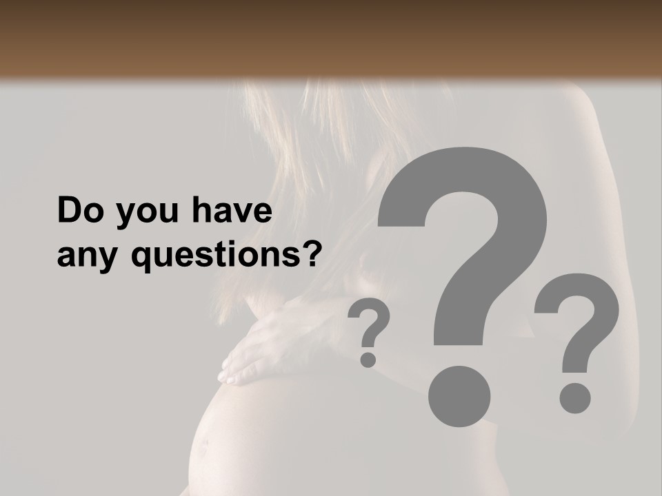 Woman Father Parent PowerPoint Template