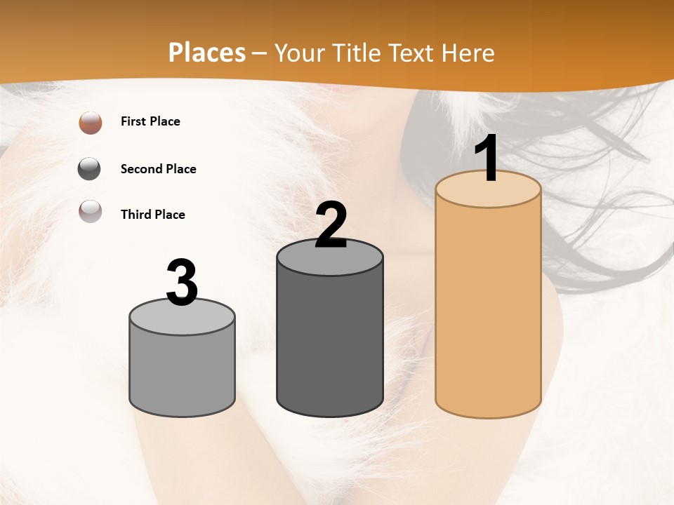 Lady Eyelash Cute PowerPoint Template