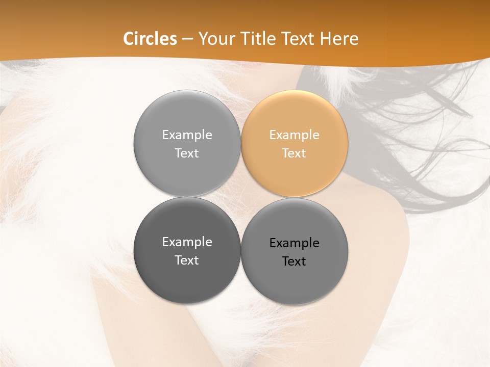 Lady Eyelash Cute PowerPoint Template