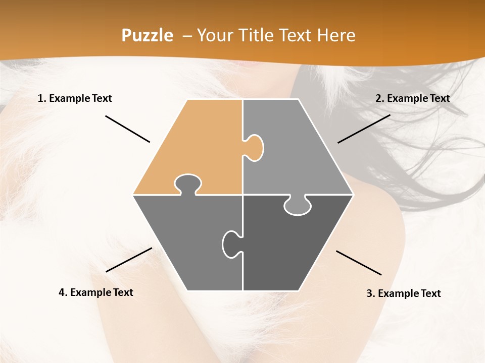 Lady Eyelash Cute PowerPoint Template