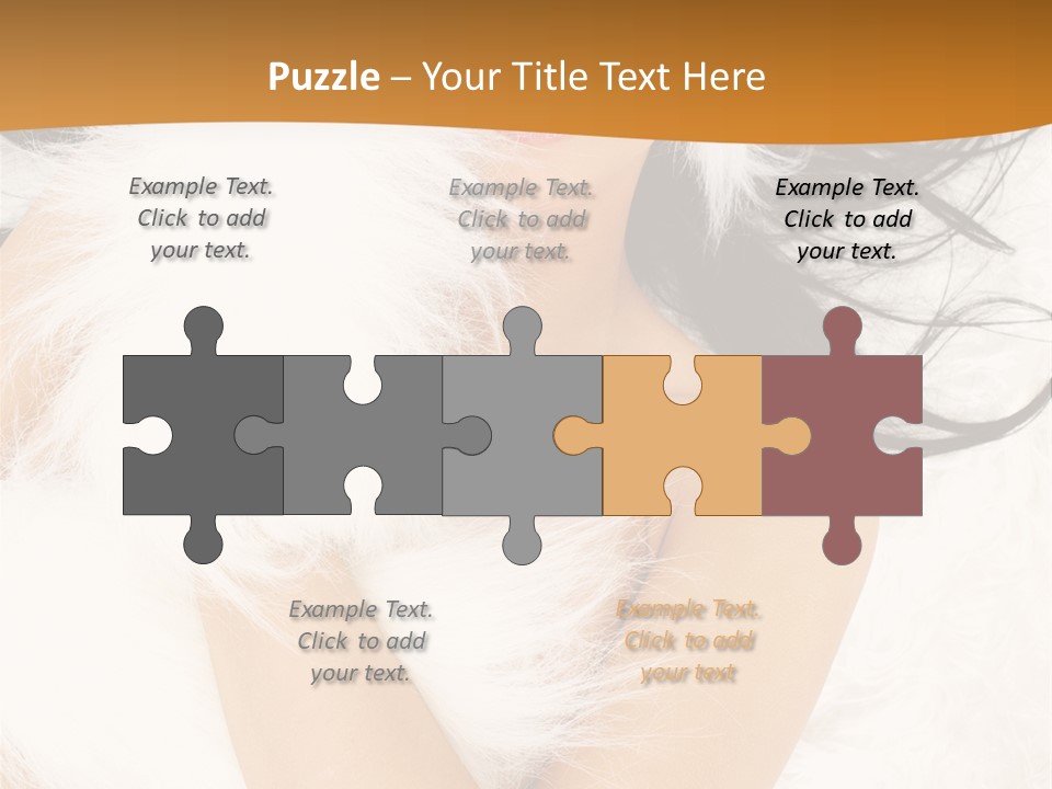 Lady Eyelash Cute PowerPoint Template