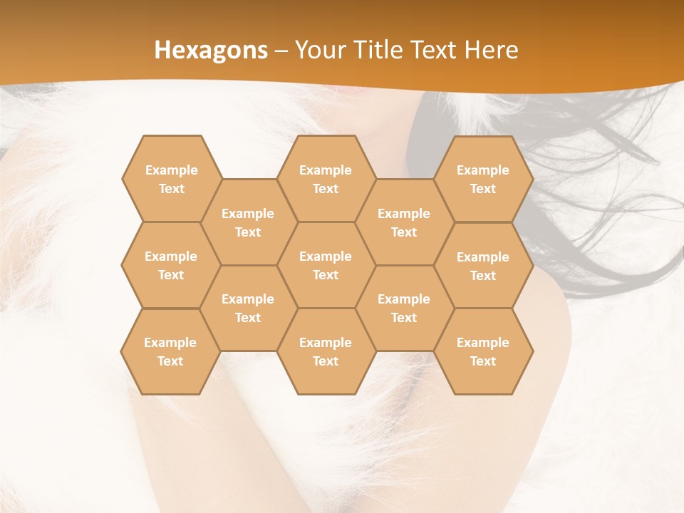 Lady Eyelash Cute PowerPoint Template