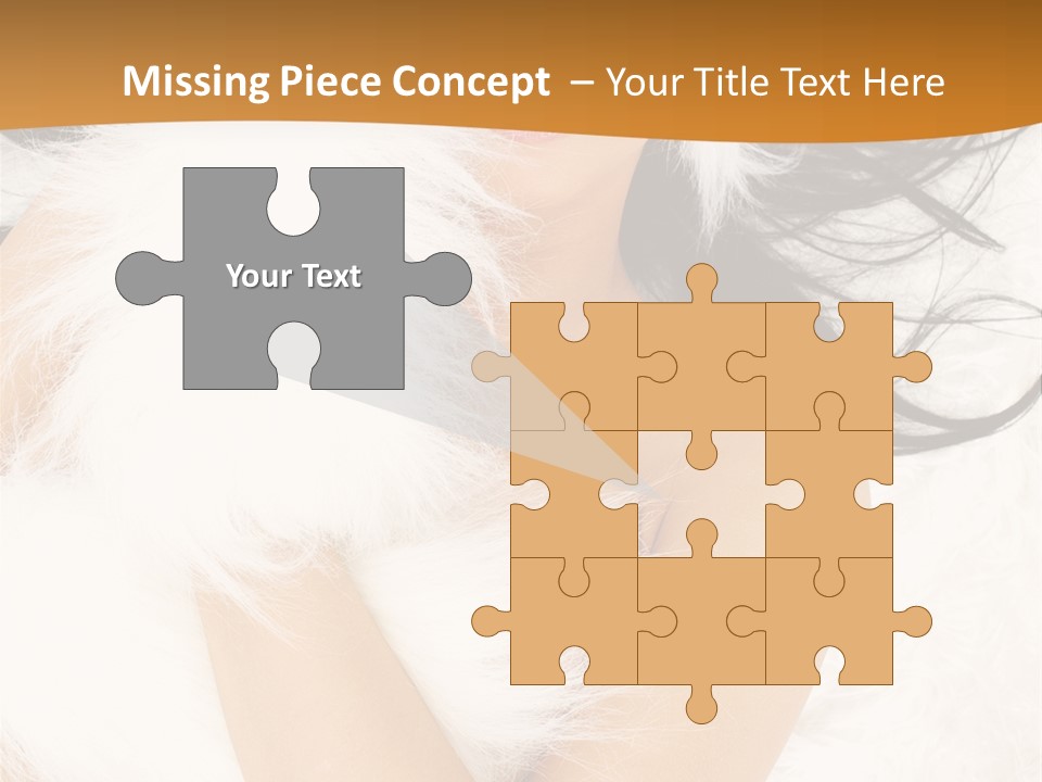 Lady Eyelash Cute PowerPoint Template