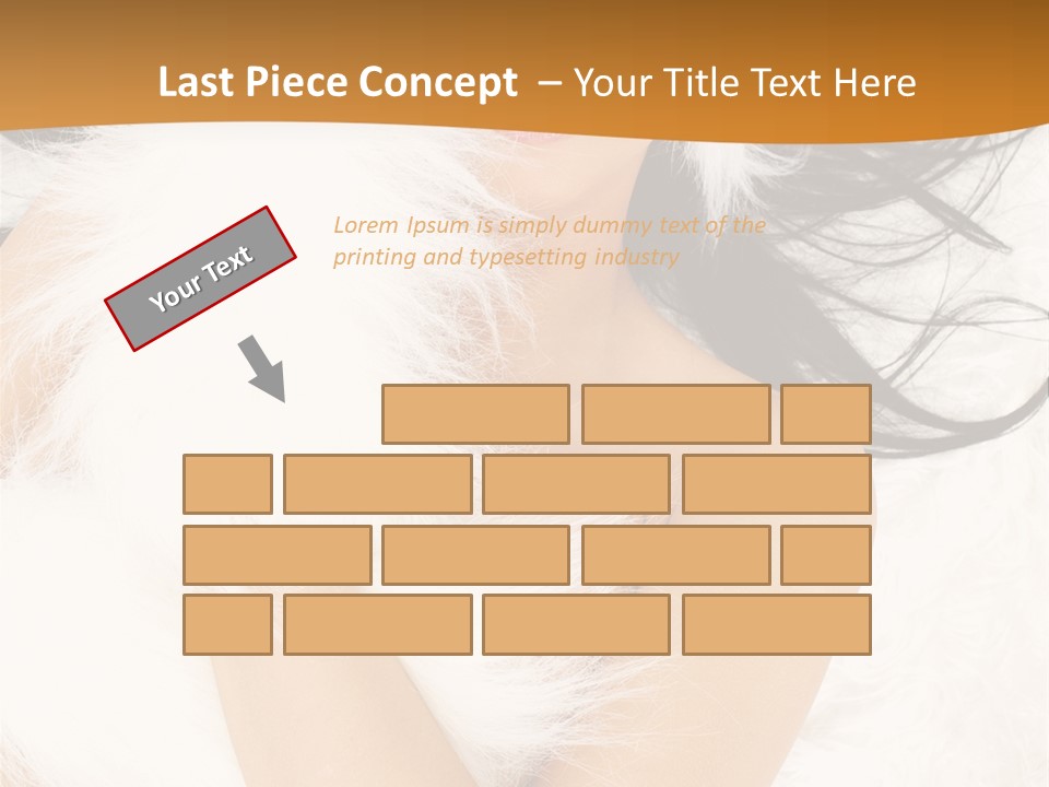 Lady Eyelash Cute PowerPoint Template