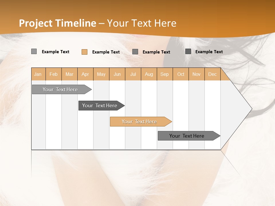 Lady Eyelash Cute PowerPoint Template