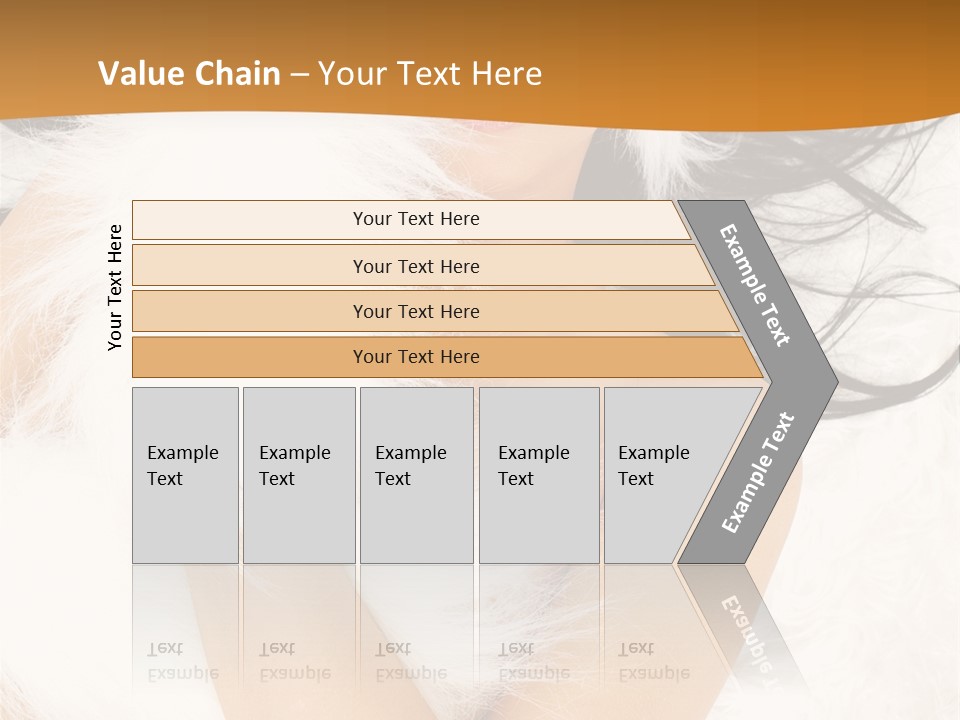 Lady Eyelash Cute PowerPoint Template