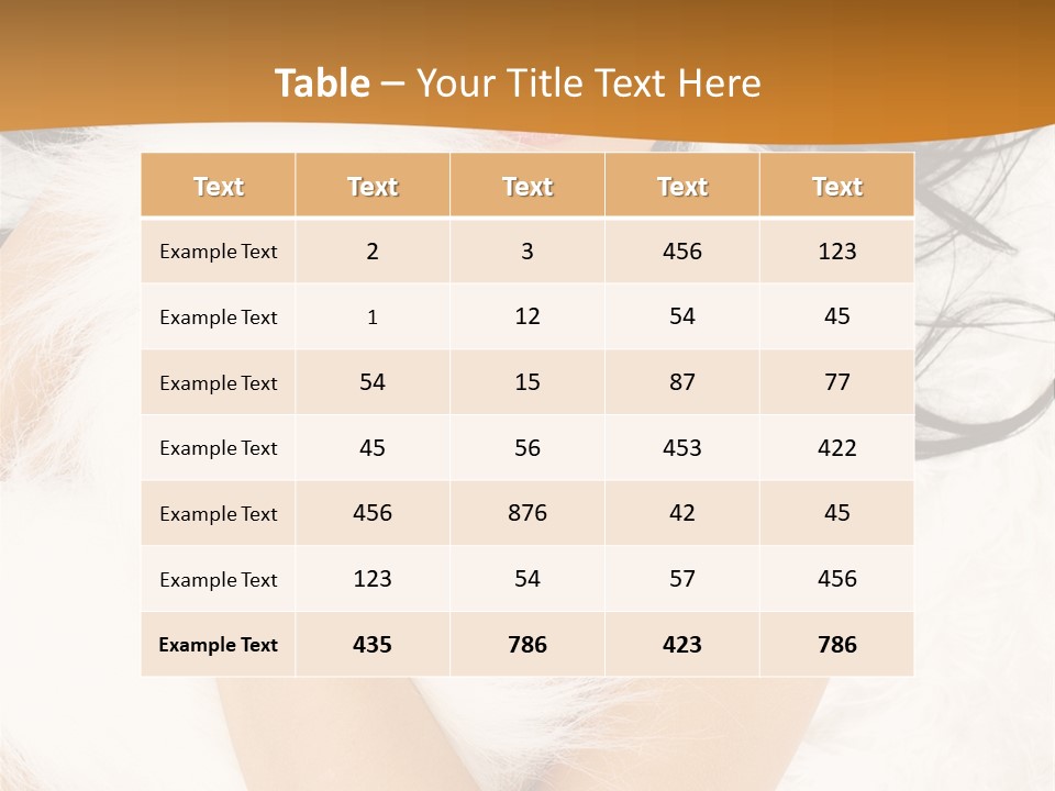 Lady Eyelash Cute PowerPoint Template