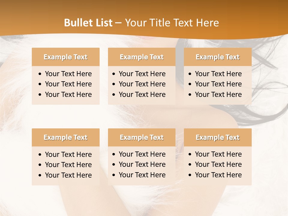 Lady Eyelash Cute PowerPoint Template