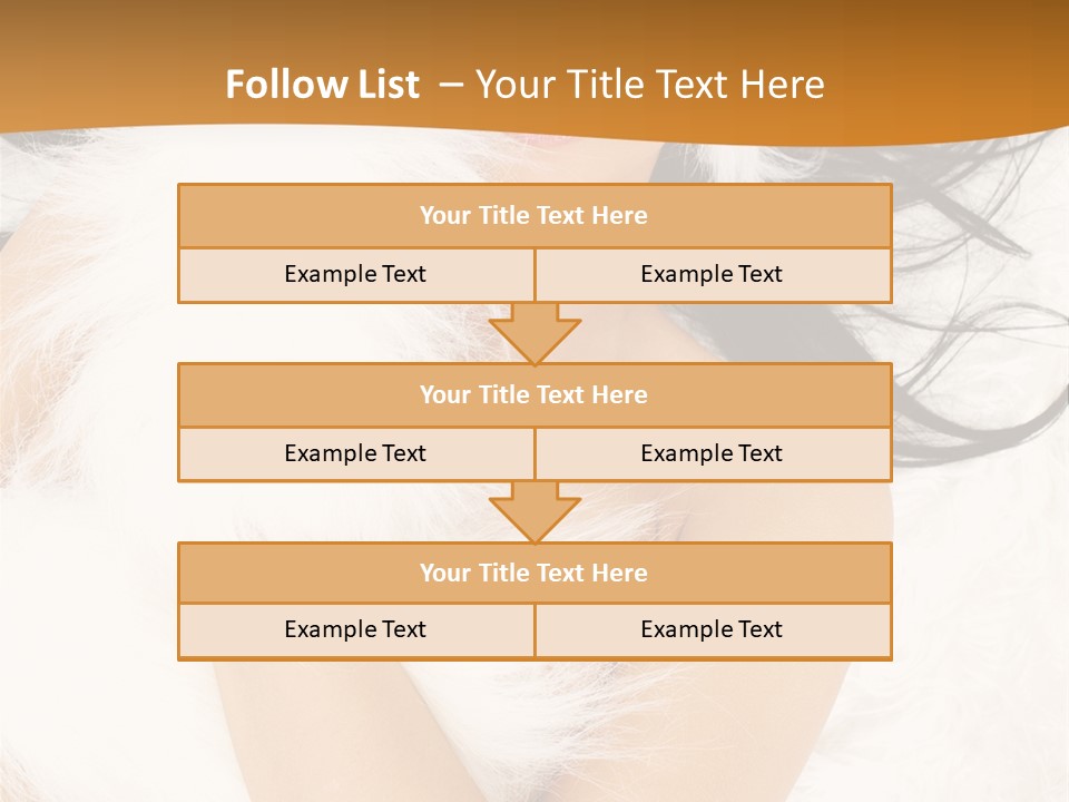 Lady Eyelash Cute PowerPoint Template