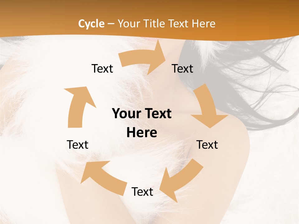 Lady Eyelash Cute PowerPoint Template