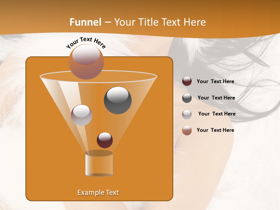 Lady Eyelash Cute PowerPoint Template