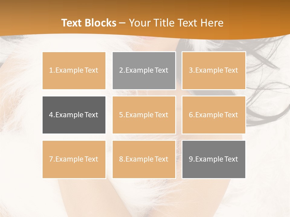 Lady Eyelash Cute PowerPoint Template