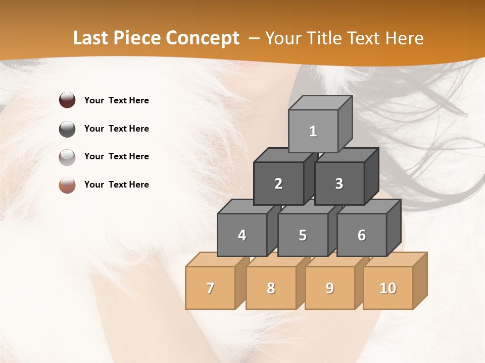 Lady Eyelash Cute PowerPoint Template