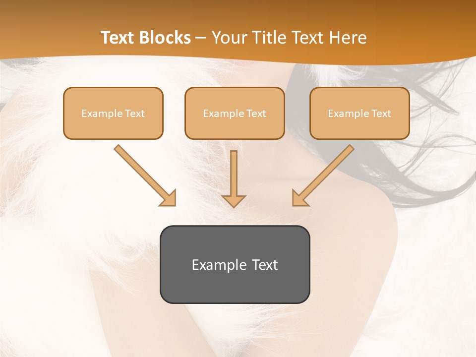 Lady Eyelash Cute PowerPoint Template