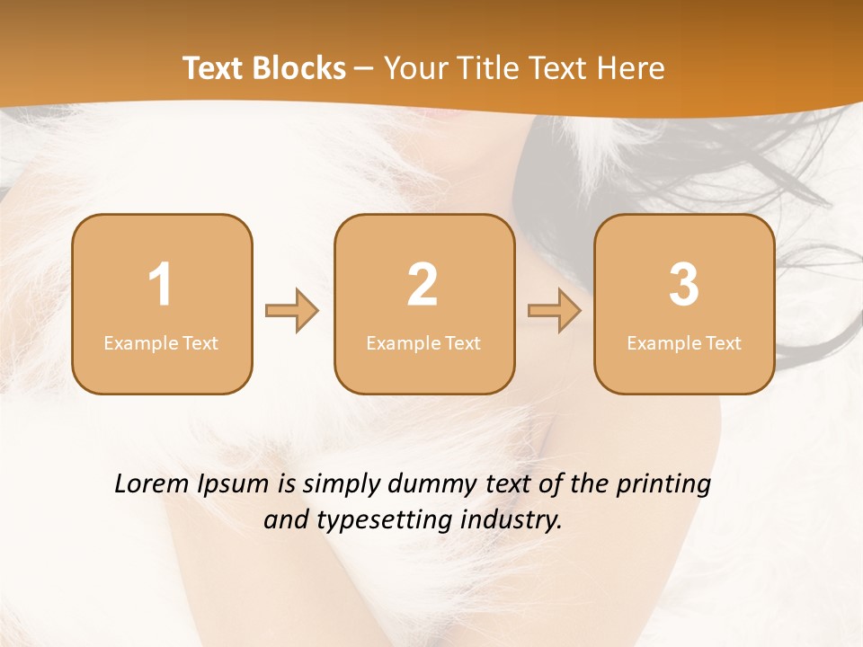 Lady Eyelash Cute PowerPoint Template