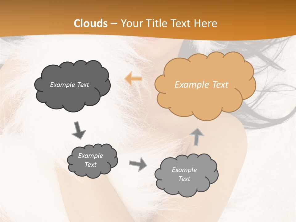 Lady Eyelash Cute PowerPoint Template