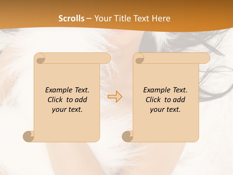 Lady Eyelash Cute PowerPoint Template