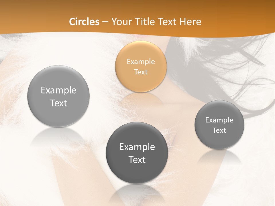 Lady Eyelash Cute PowerPoint Template