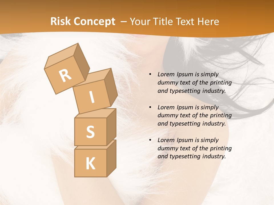 Lady Eyelash Cute PowerPoint Template