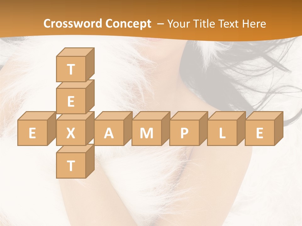 Lady Eyelash Cute PowerPoint Template