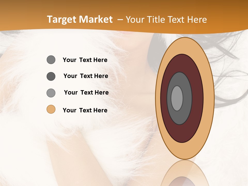 Lady Eyelash Cute PowerPoint Template