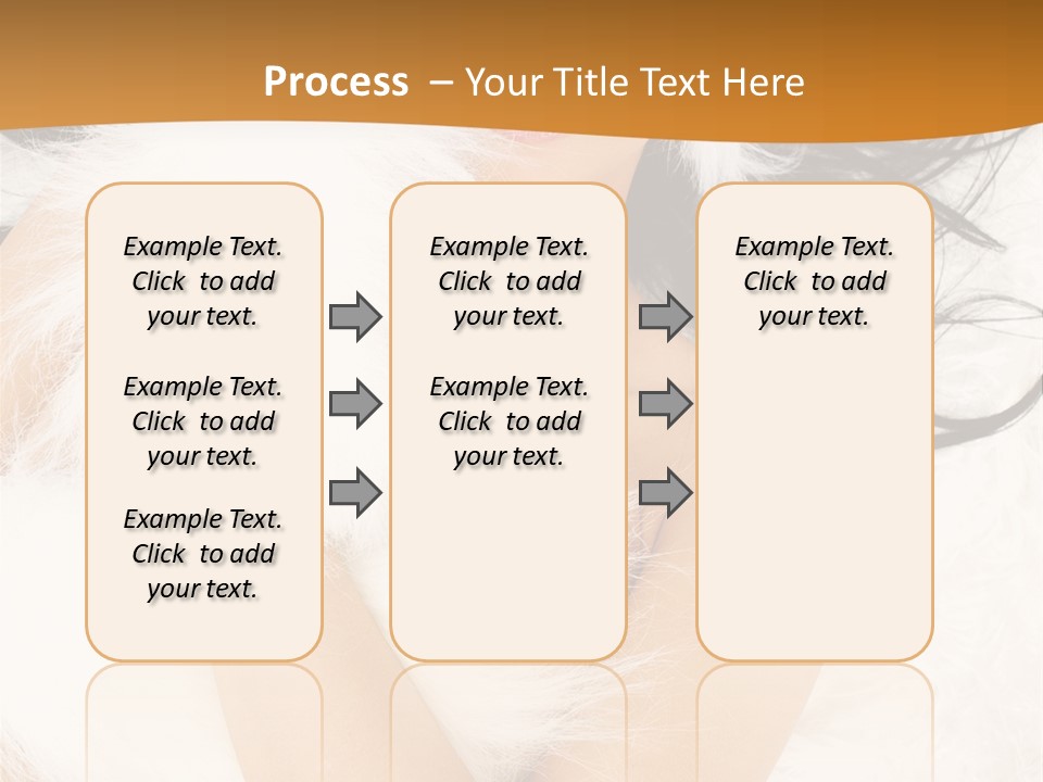 Lady Eyelash Cute PowerPoint Template