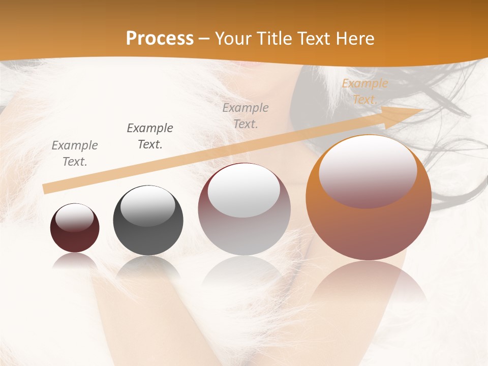 Lady Eyelash Cute PowerPoint Template