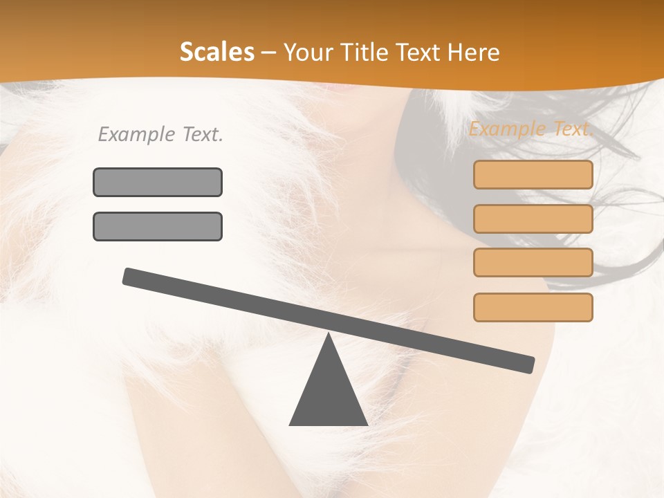 Lady Eyelash Cute PowerPoint Template