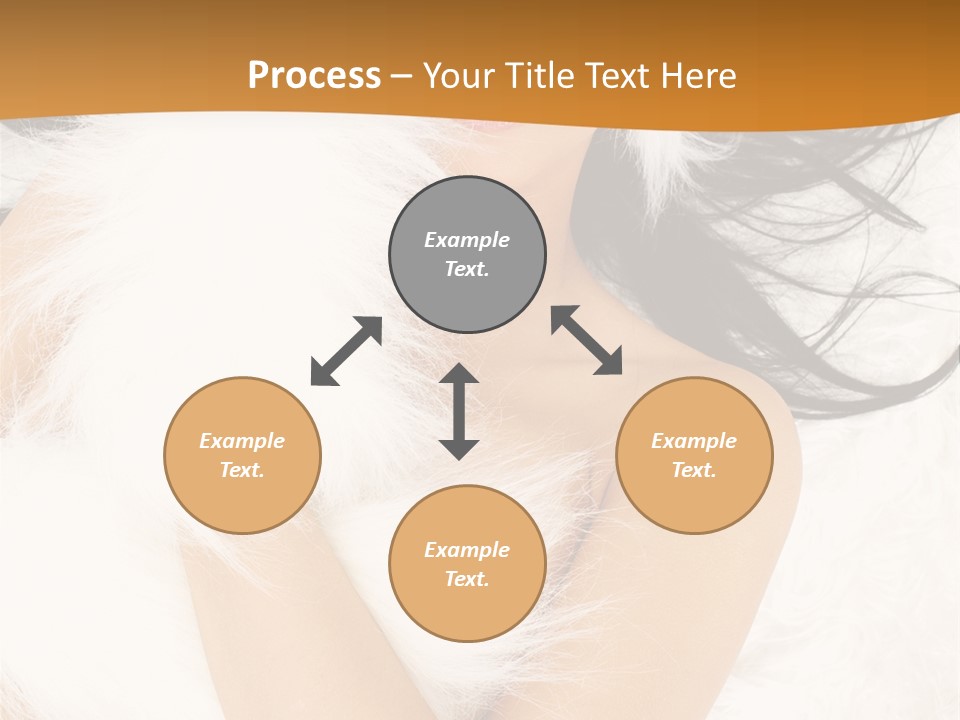 Lady Eyelash Cute PowerPoint Template