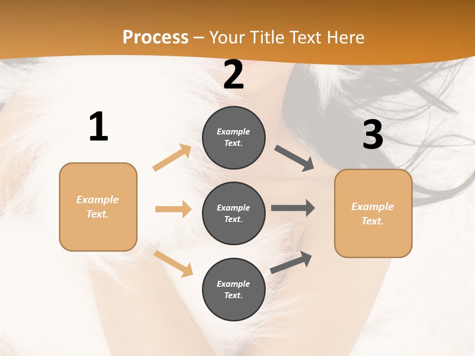 Lady Eyelash Cute PowerPoint Template