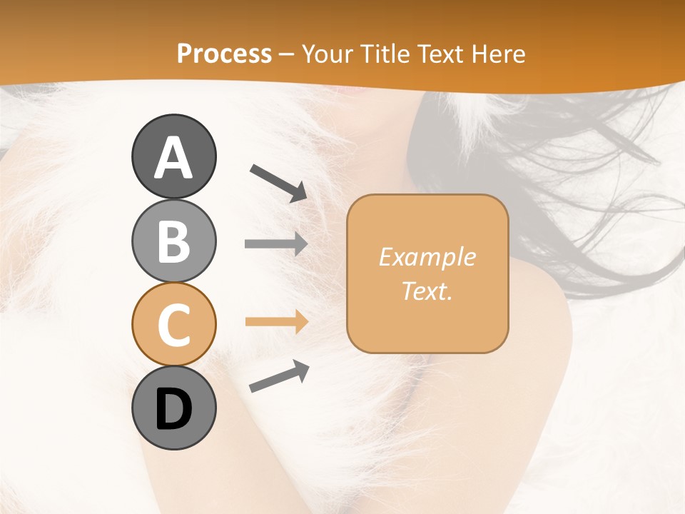 Lady Eyelash Cute PowerPoint Template