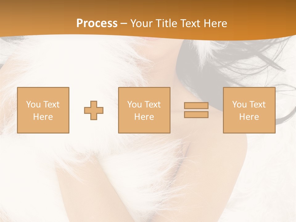 Lady Eyelash Cute PowerPoint Template