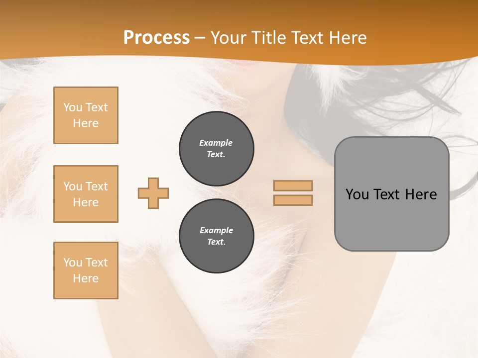 Lady Eyelash Cute PowerPoint Template