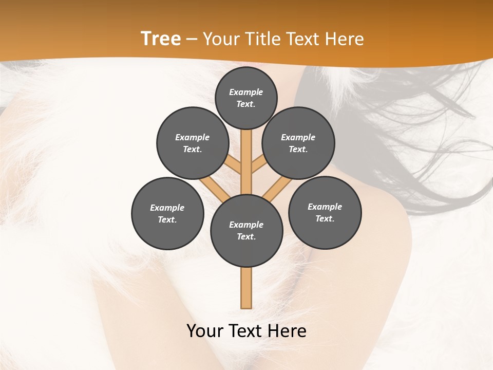 Lady Eyelash Cute PowerPoint Template