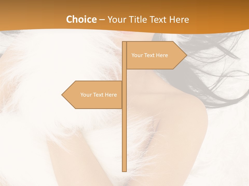 Lady Eyelash Cute PowerPoint Template