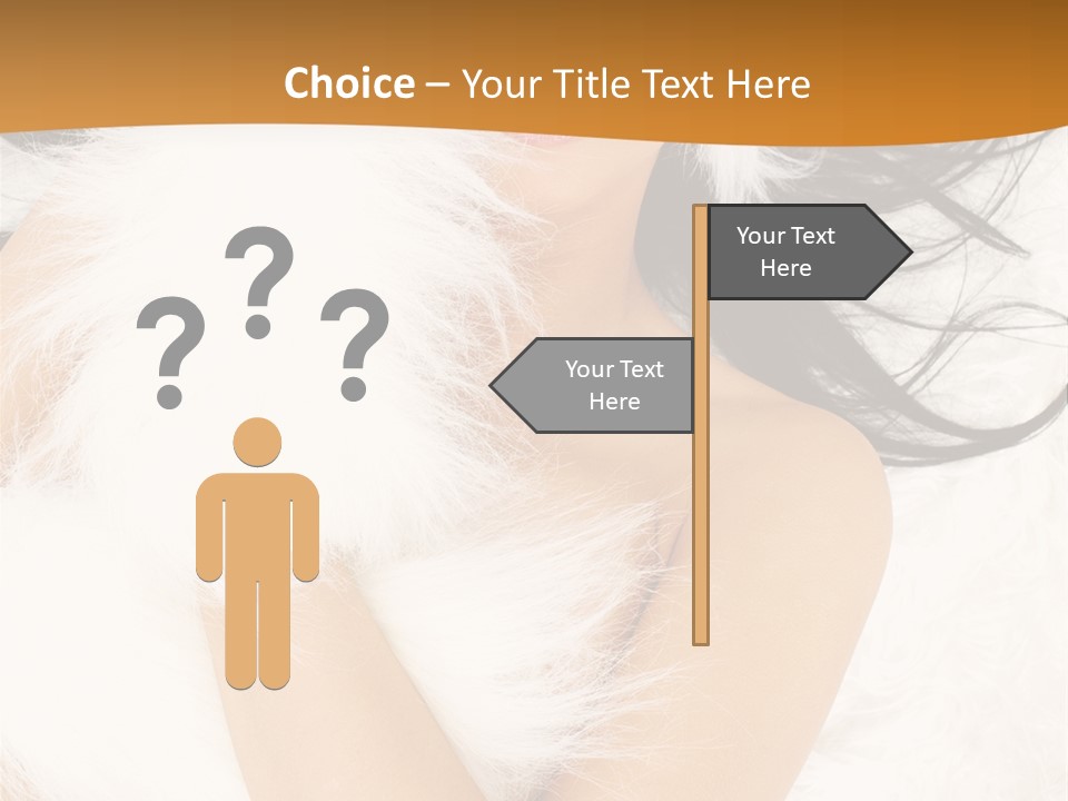 Lady Eyelash Cute PowerPoint Template