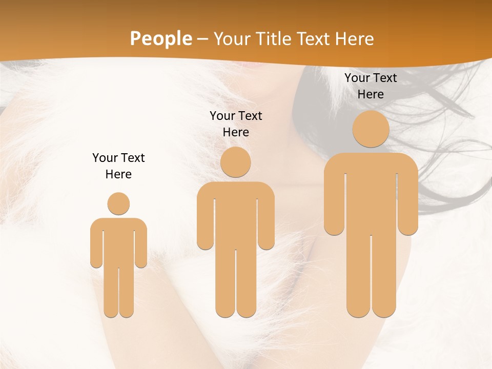 Lady Eyelash Cute PowerPoint Template