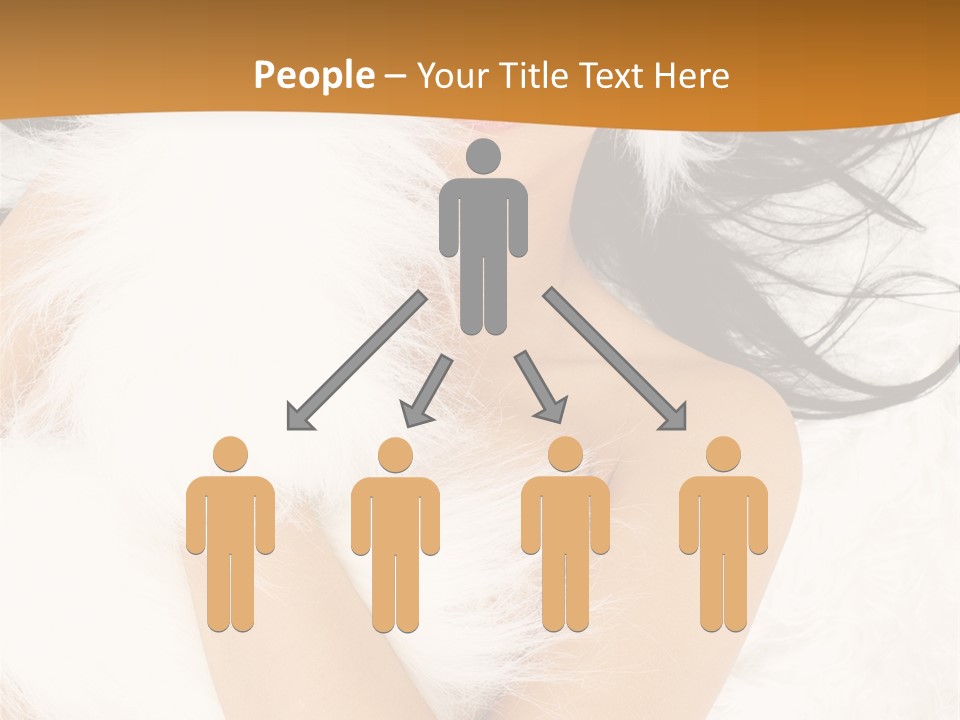 Lady Eyelash Cute PowerPoint Template