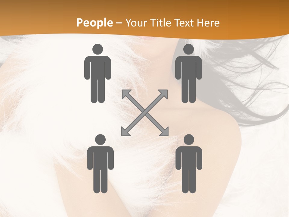 Lady Eyelash Cute PowerPoint Template