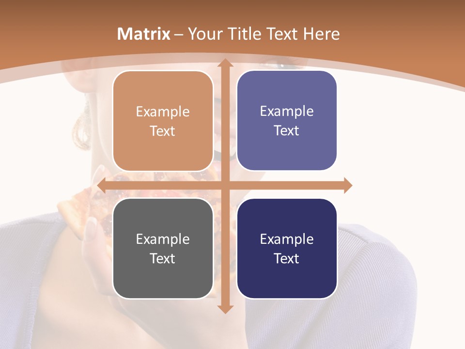 Hair Tomato Food PowerPoint Template