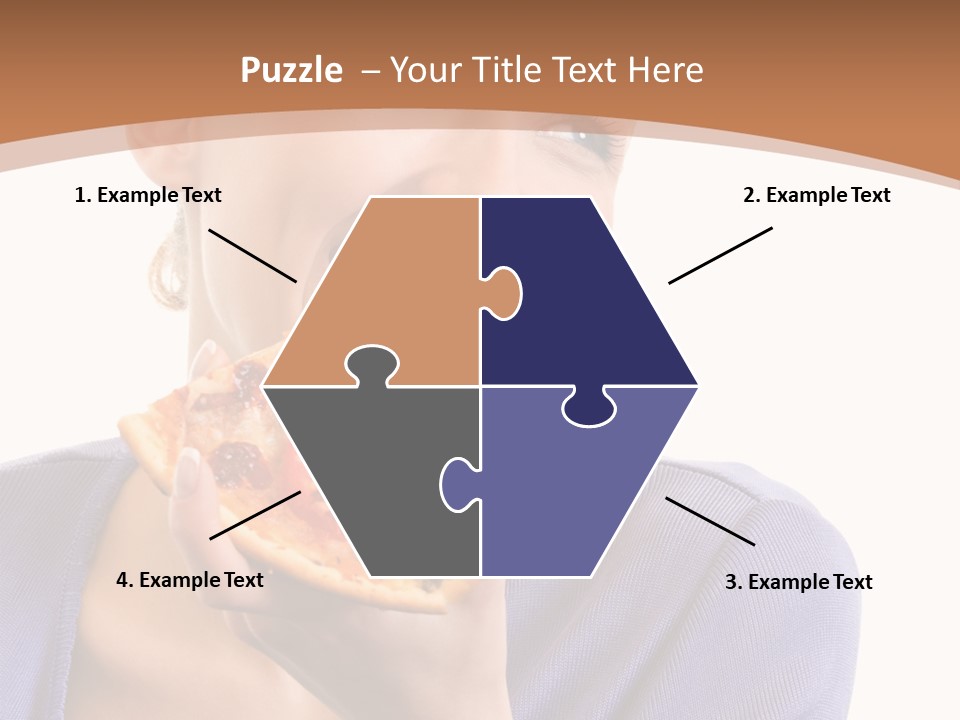 Hair Tomato Food PowerPoint Template