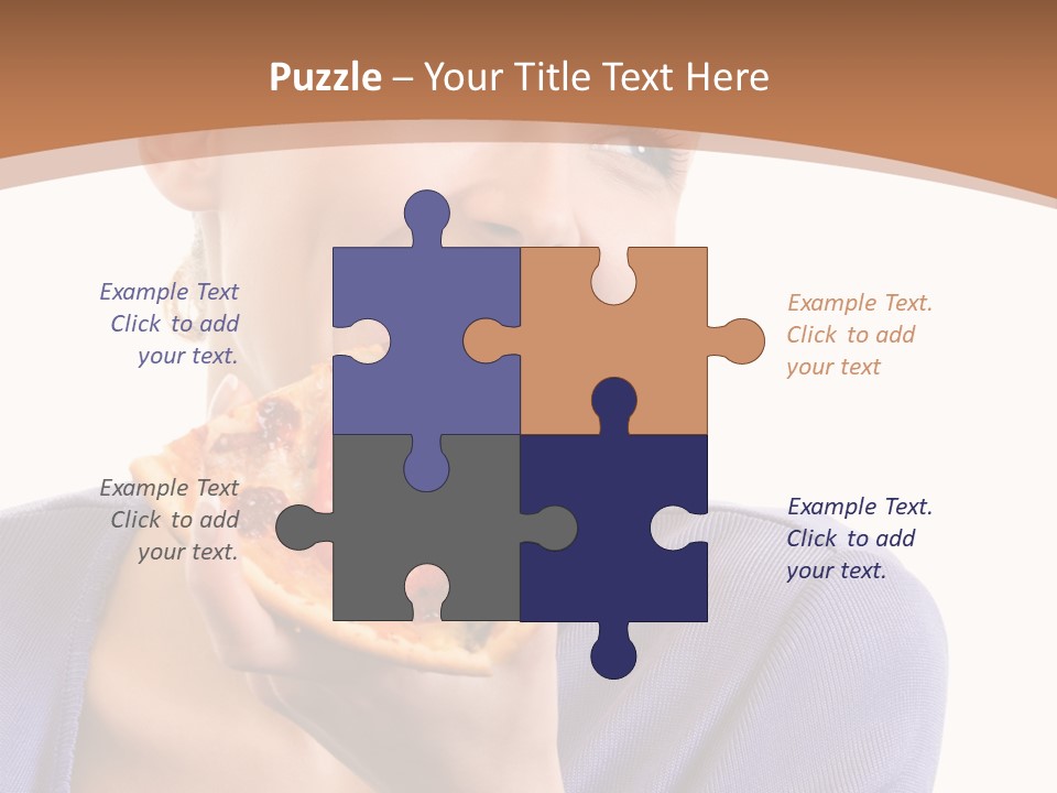 Hair Tomato Food PowerPoint Template