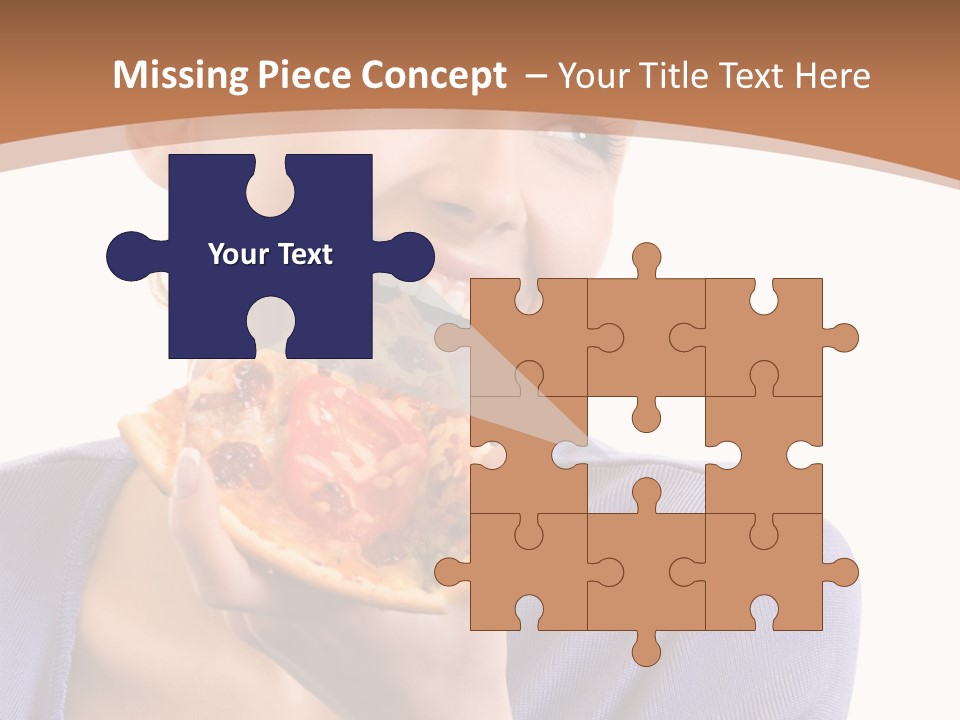 Hair Tomato Food PowerPoint Template