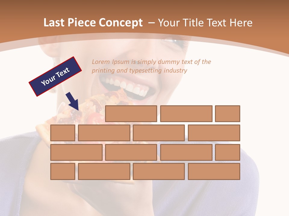 Hair Tomato Food PowerPoint Template