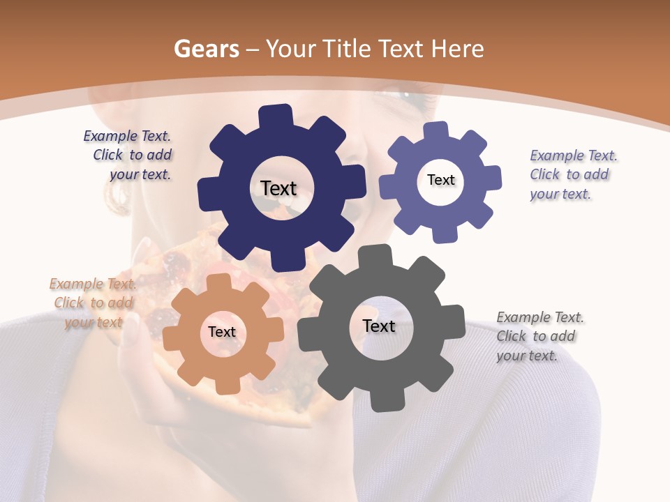 Hair Tomato Food PowerPoint Template