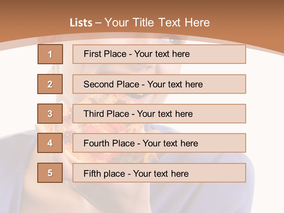 Hair Tomato Food PowerPoint Template