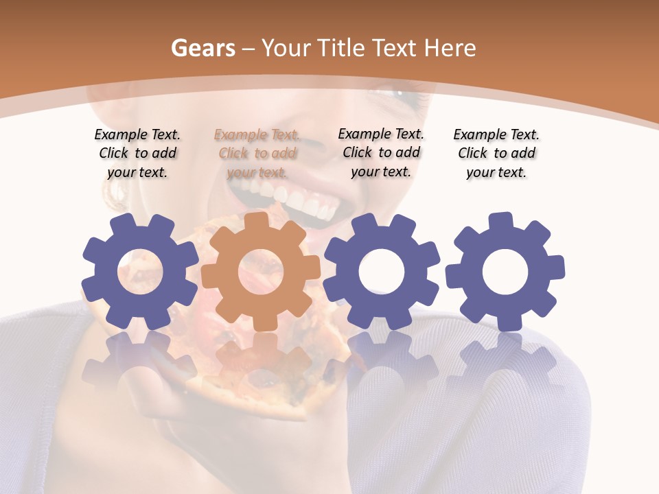 Hair Tomato Food PowerPoint Template