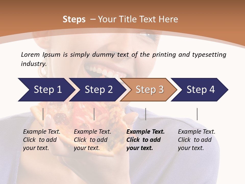 Hair Tomato Food PowerPoint Template