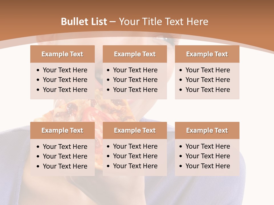 Hair Tomato Food PowerPoint Template